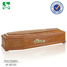 hot sale Europe style cheap wood coffin